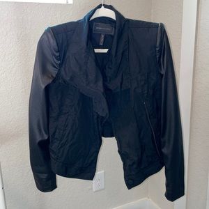 Black BCBG motor jacket